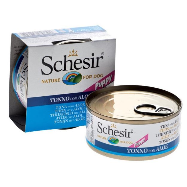 Schesir Jel Ton Balıklı ve Aloeveralı Köpek Konserve 150 gr resmi
