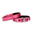 Doggie Dokuma Softlu Sade Köpek Boyun Tasması Mor DSBT-2010 M resmi