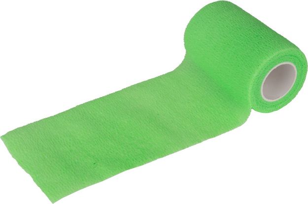 Show Tech Self-Cling Bandage Neon Green 4.5 m x 7.5 cm - 65STE678 resmi