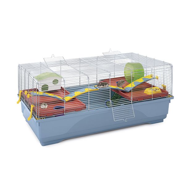 Picture of Imac Criceti 16 Hamster Kafesi Mavi 80X48,5X38CM