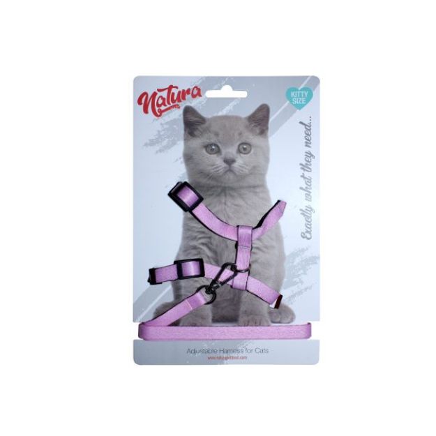 Picture of Natura Yavru Kedi Bel Tasması  - Pembe