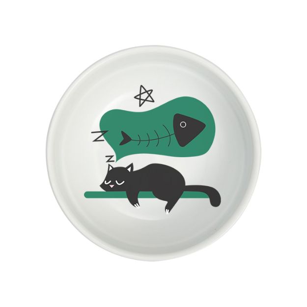 Picture of Natura Seramik Mama Kabı Zz Cat 250 ml 13 cm