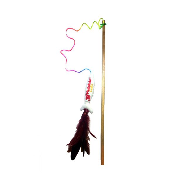 Natura Matatabi Small Fish Cat Rod Toy resmi
