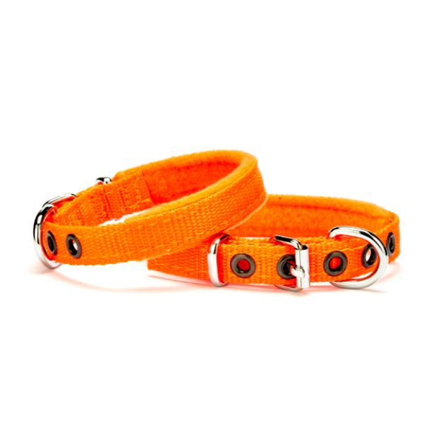 Picture of Doggie Polar Softlu Dokuma Köpek Boyun Tasması Turuncu PDBT-1510 S