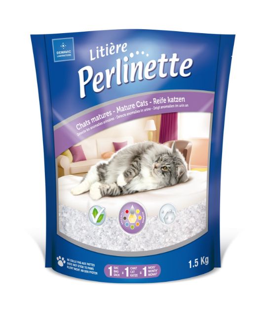 Picture of Perlinette Detect Erken Teşhis Formüllü Kristal Kedi Kumu 1,5kg