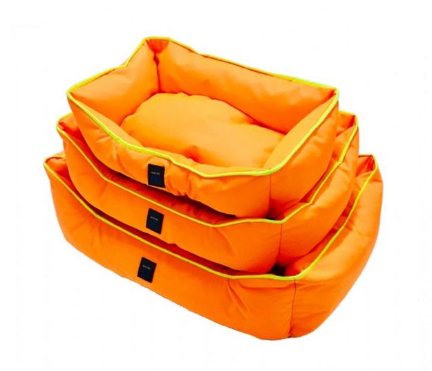 Picture of Allfi Pet 3 Lü Set Dış Mekan Yatak Turuncu S