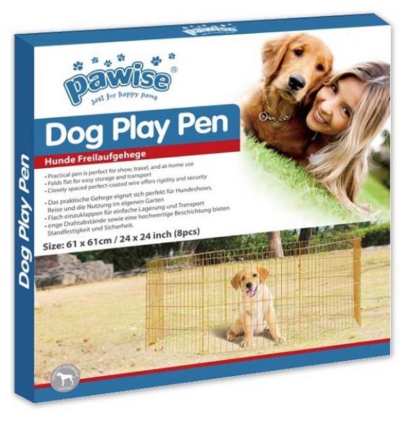 Pawise Köpek Oyun Alanı Çiti 60 cm x 60 cm 8 Parça resmi