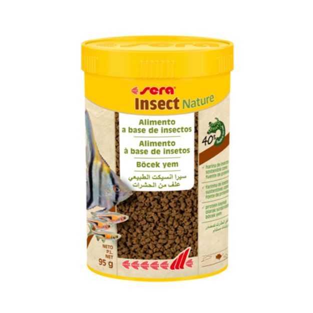 Picture of Sera Insect Nature Tropikal Balıklar İçin Böcek Yem 1,5 Mm 250 Ml 95 Gr