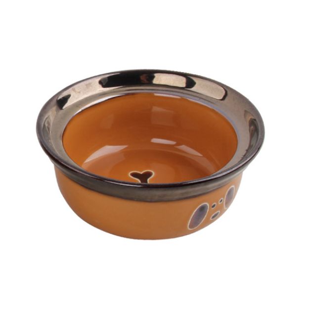 Picture of Pawise Seramik Mama Kabı 0,45 Lt Turuncu