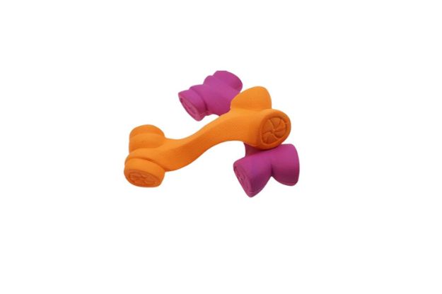 Picture of Zampa Rubber Köpekler İçin Kırmızı Tekerlek Ödül Oyuncağı, 17cm	