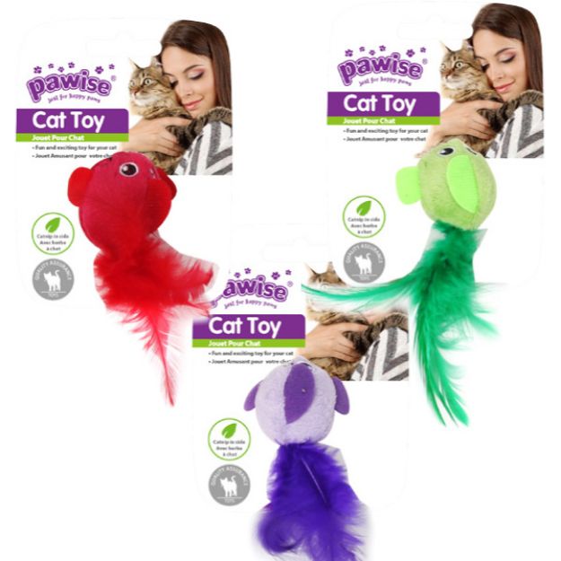 Picture of Pawise Catnipli Peluş Kuş Kedi Oyuncağı 12 cm
