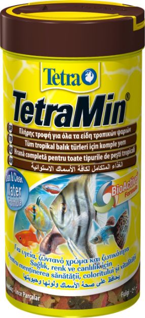 Picture of Tetramin Flakes Tropikal Balıklar için Pul Yem 250 ml