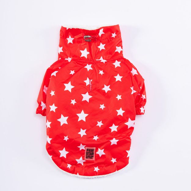 Picture of Pawstar Red Stars Big Raincoat 5xl