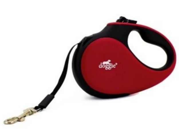Picture of Otomatik Uzatma Tasması Soft Seri Kırmızı 12kg/3mt Outc12xsred
