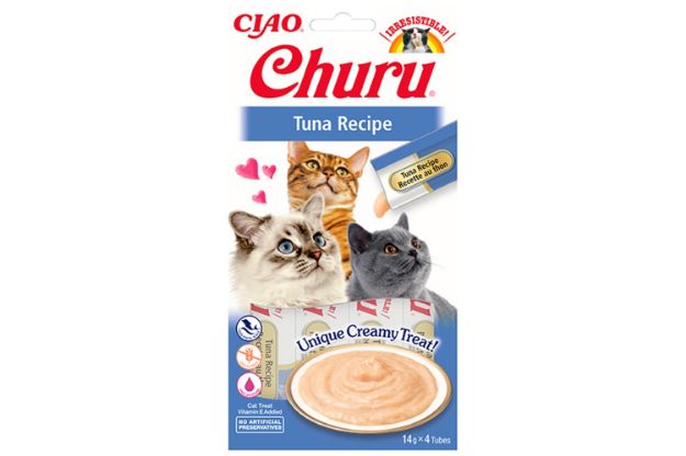 Picture of Ciao Churu Cream Ton Balıklı Kedi Ödül Kreması 4 x 14 Gr