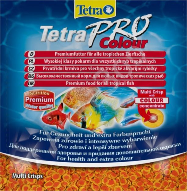 Picture of Tetra Pro Colour Crisps Cips Renklendirici Balık Yemi 12 gr 