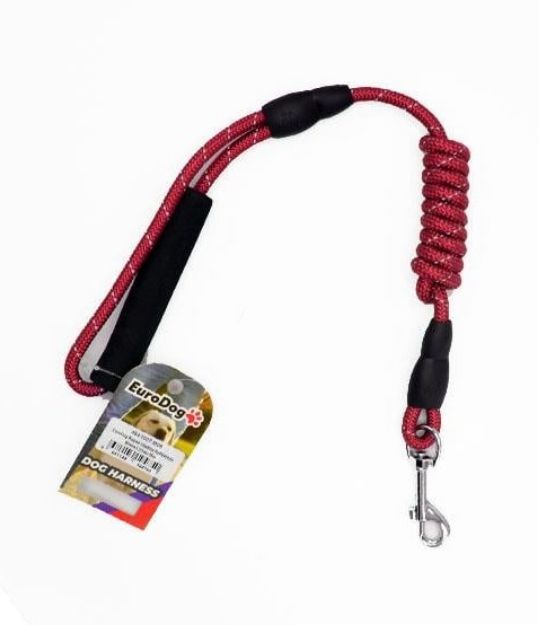 Picture of EuroDog Köpek Uzatma Refelktörlü 8mmx120cm Kırmızı