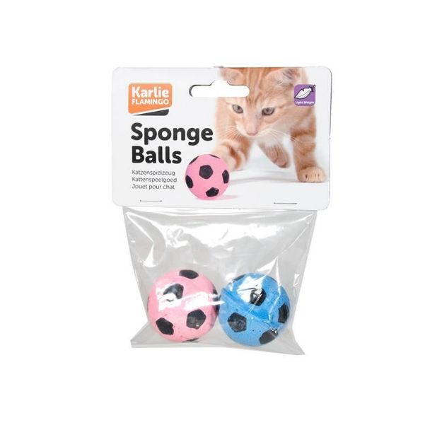 Picture of Flamingo Kedi Sünger Top 4cm (2'li)