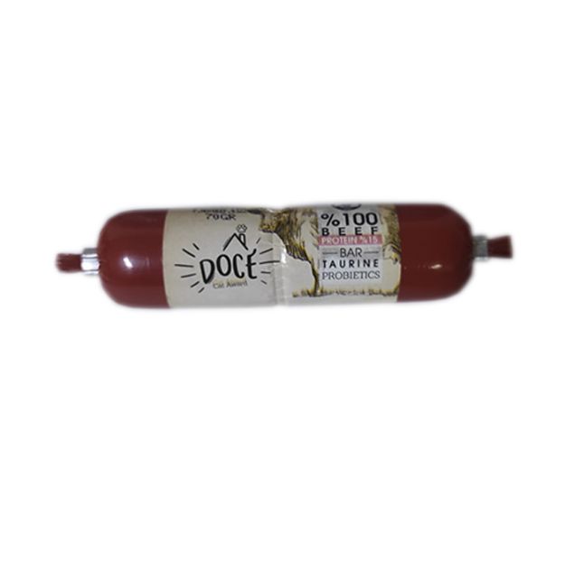 Picture of Doce Sığır Etli Sosis Yumuşak Kedi Ödülü 70 Gr