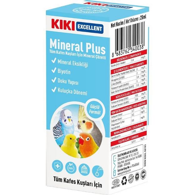 Picture of KIKI Excellent Kuş Mineral Plus 25 Ml