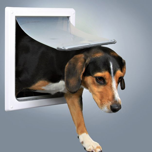Picture of Trixie Köpek Kapısı, 2 Yollu, S–M, Beyaz