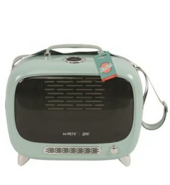 M-Pets Sıxtıes Tv Taşıma Çantası Blue 44X26X38Cm resmi
