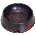 Picture of Marbly Black Red 080z mama ve su kabı