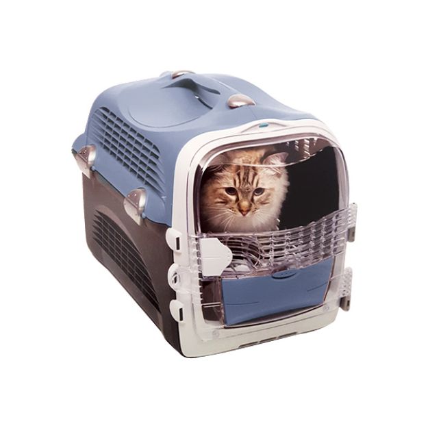 Picture of Hagen Catit CabRio Carrier Cherry Mavi/Gri 51x33x35 cm 