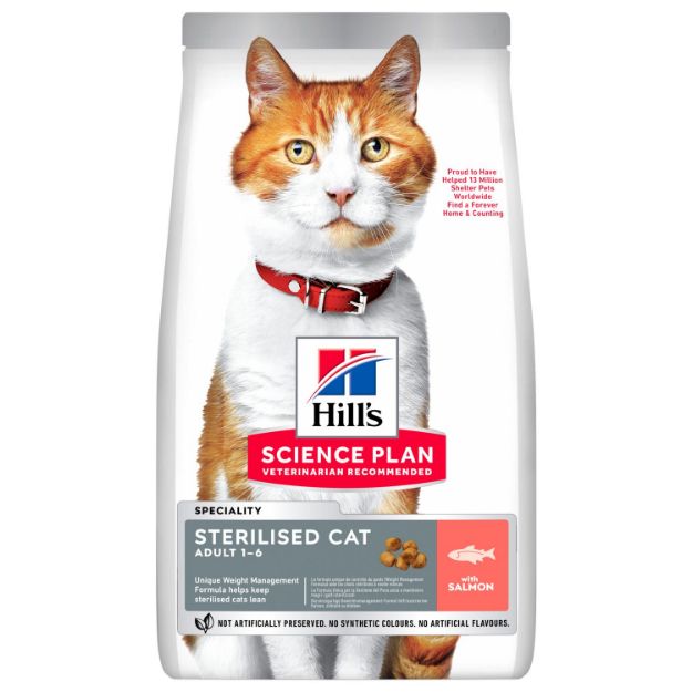 Picture of Hills Young Adult Sterilesed somon balıklı Kısır Kedi Maması 3 kg