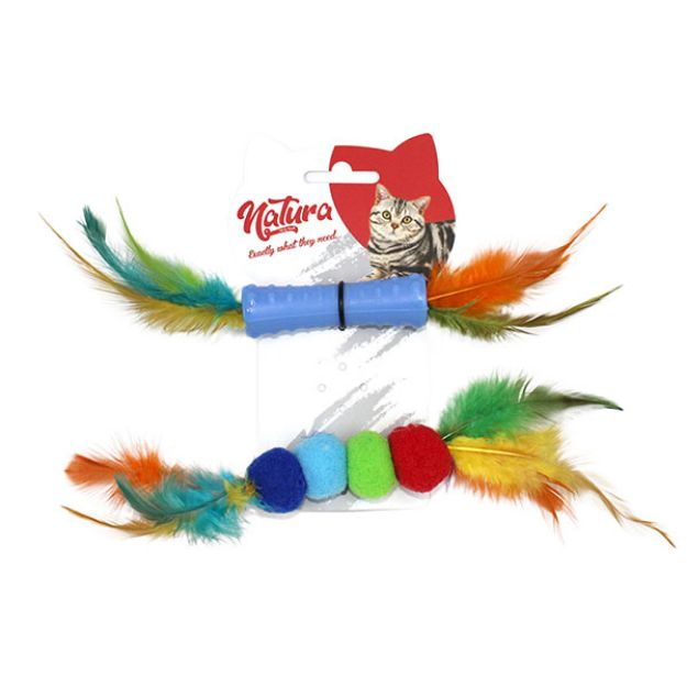 Picture of Natura Plastik ve Toplu İkili Diş Kaşıma Kedi Oyuncak