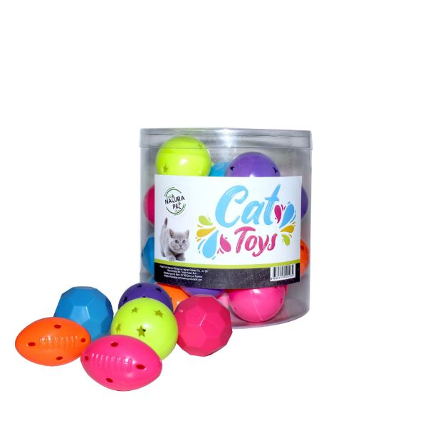 Picture of Eco Natura Pet Karışık Top Kedi Oyuncak  - KO050