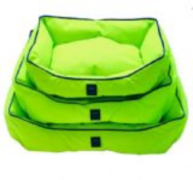 Picture of Allfi Pet 3 Lü Set Dış Mekan Yatak Yeşil M