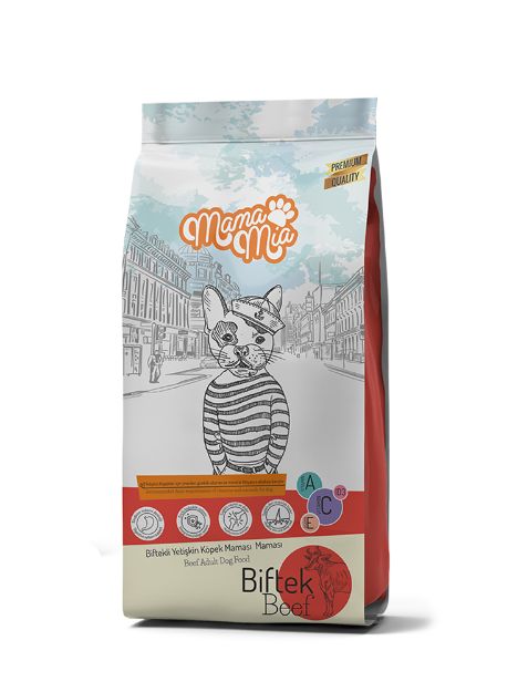 Picture of MamaMia Biftekli Yetişkin Köpek Maması 15Kg