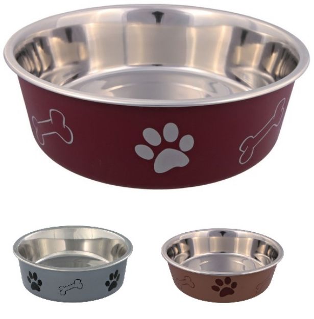 Picture of Trixie Paslanmaz Çelik Köpek Mama ve Su Kabı 0,4 lt 14 cm