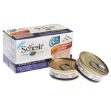 Schesir Ton Balıklı Sığır Etli Kedi Konserve 6x50 Gr resmi