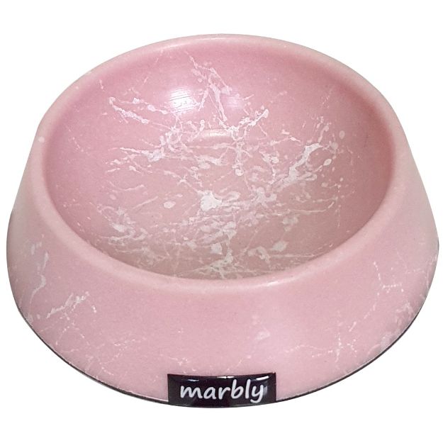 Picture of Marbly Pink White 08oz mama ve su kabı