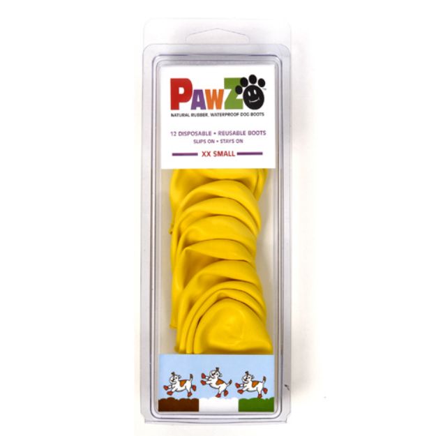 Picture of Pawz Köpek Galoşu Xxsmall Sarı 12 li paket